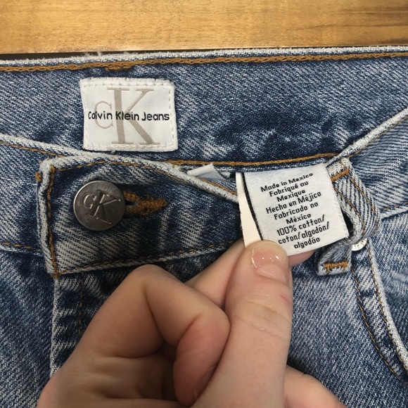 Vintage CK Calvin Klein Mom Shorts 34 - Picture 2 of 4